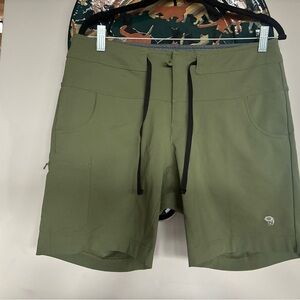 Mountain Hardwear Olive Green Women's Athletic Shorts